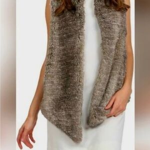 Tart Collections Brown Shrug Sweater with Plush Texture